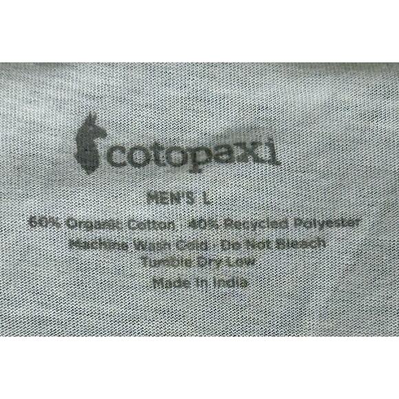 Cotopaxi City Llama Organic Cream T-Shirt Seattle Graphic Print Size Large NWT - Picture 7 of 13